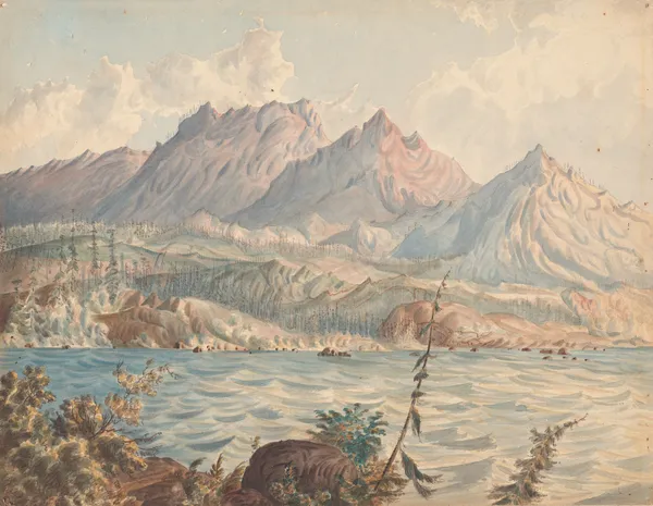 View on Cascade Portage – Columbia R. av James Madison Alden