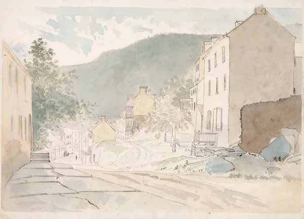 Washington St., Harper’s Ferry, W. Virginia, Sat. June 21, 1873 Tm 6 p.m. light fr. left av James Madison Alden