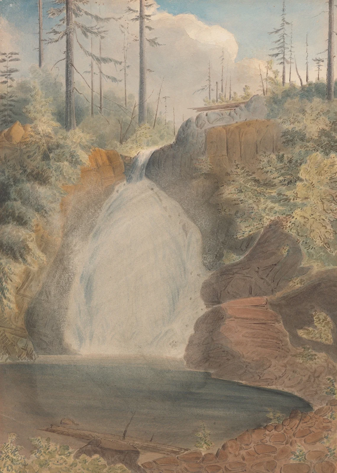 Youngs River Falls, Oregon av James Madison Alden