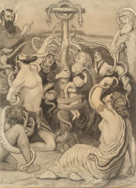 Moses and the Brazen Serpent av Ford Madox Brown