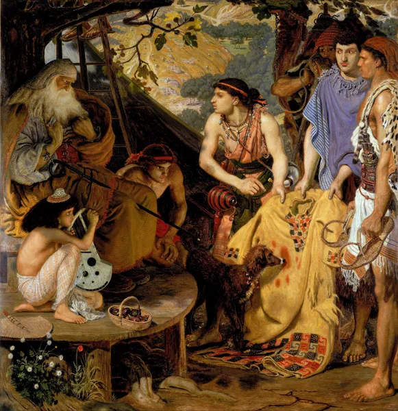 The Coat Of Many Colours av Ford Madox Brown