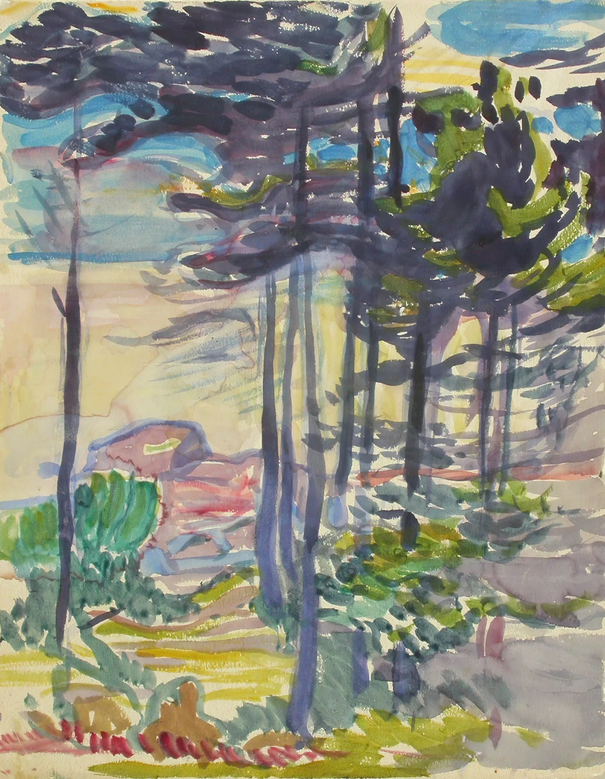 Landscape av Magnus Enckell