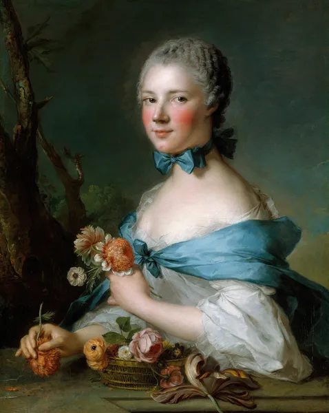 Portrait of a Woman, 1753 av Jean-Marc Nattier