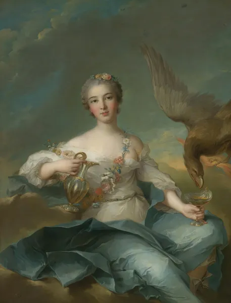 The Duchesse De Chartres As Hebe av Jean-Marc Nattier