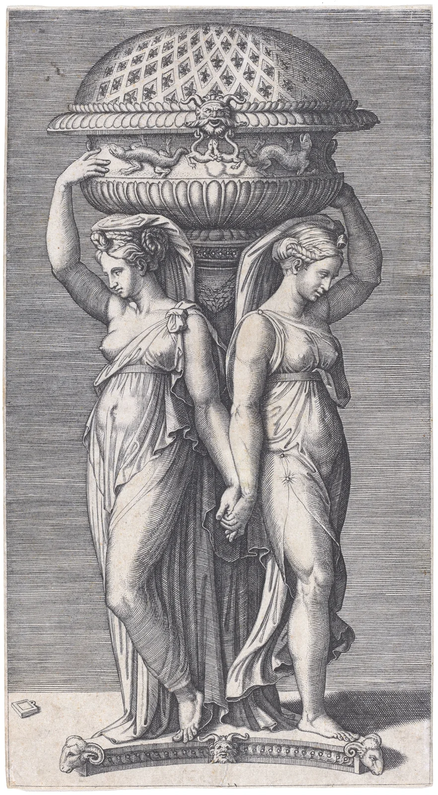 A Censer av Marcantonio Raimondi
