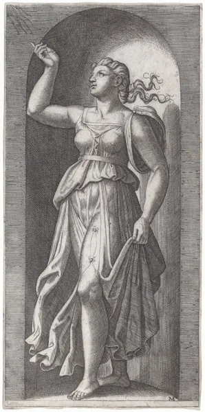 Faith av Marcantonio Raimondi