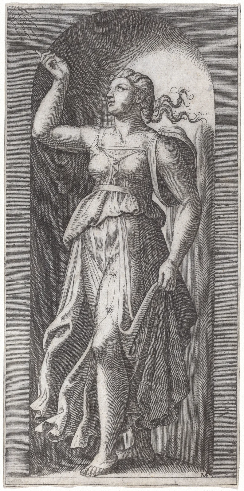 Faith av Marcantonio Raimondi