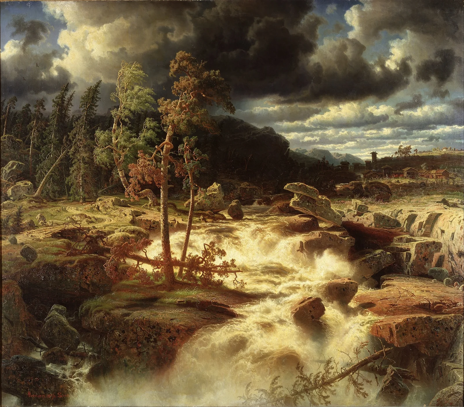 Waterfall in Småland av Marcus Larson