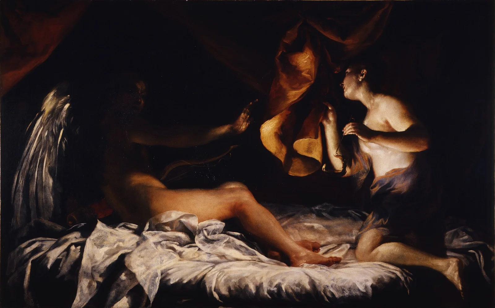 Cupid and Psyche (from 1707 until 1709) av Giuseppe Maria Crespi