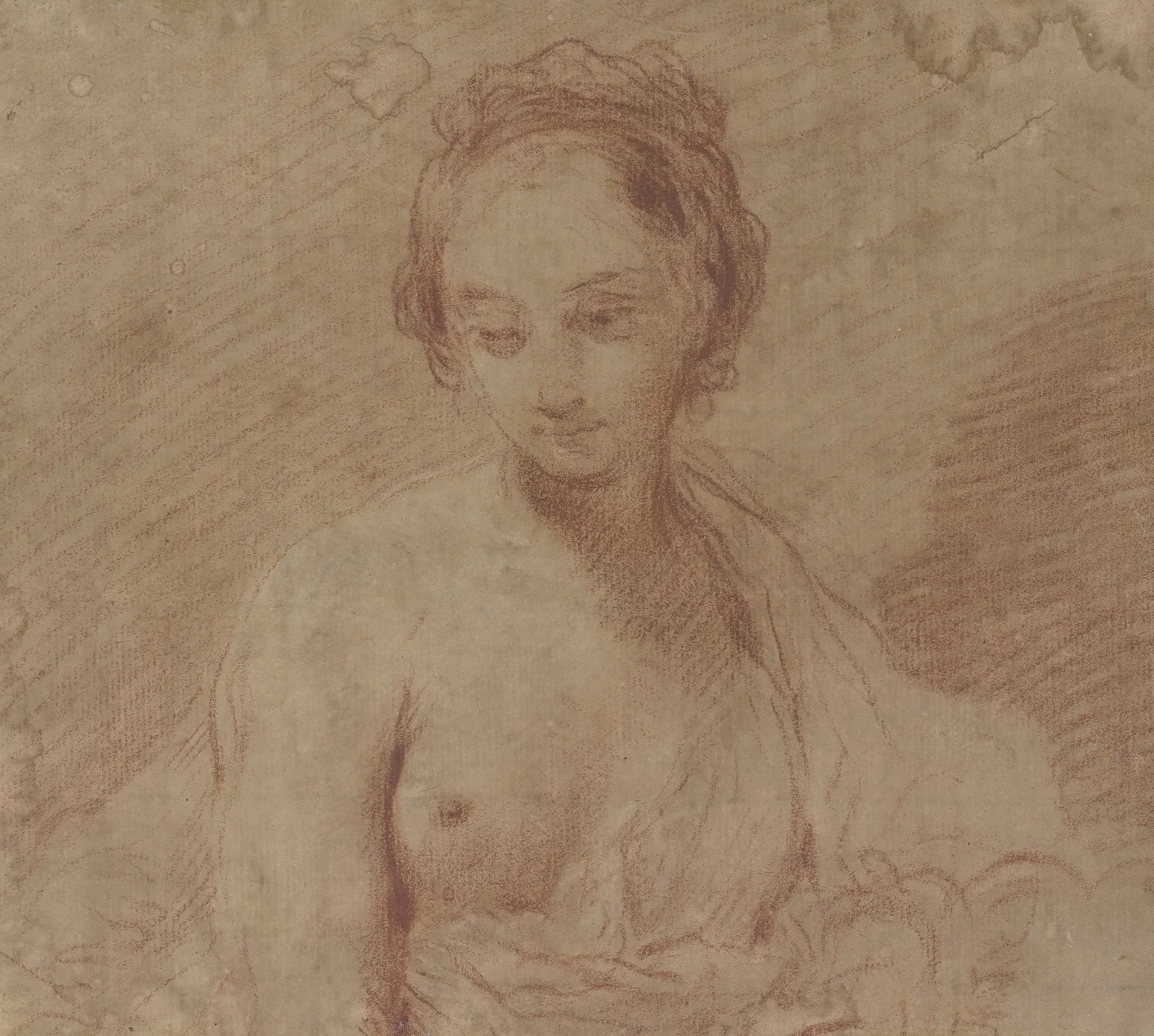 Female nude av Giuseppe Maria Crespi