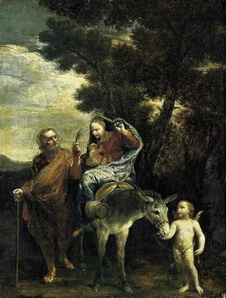 The Flight to Egypt av Giuseppe Maria Crespi