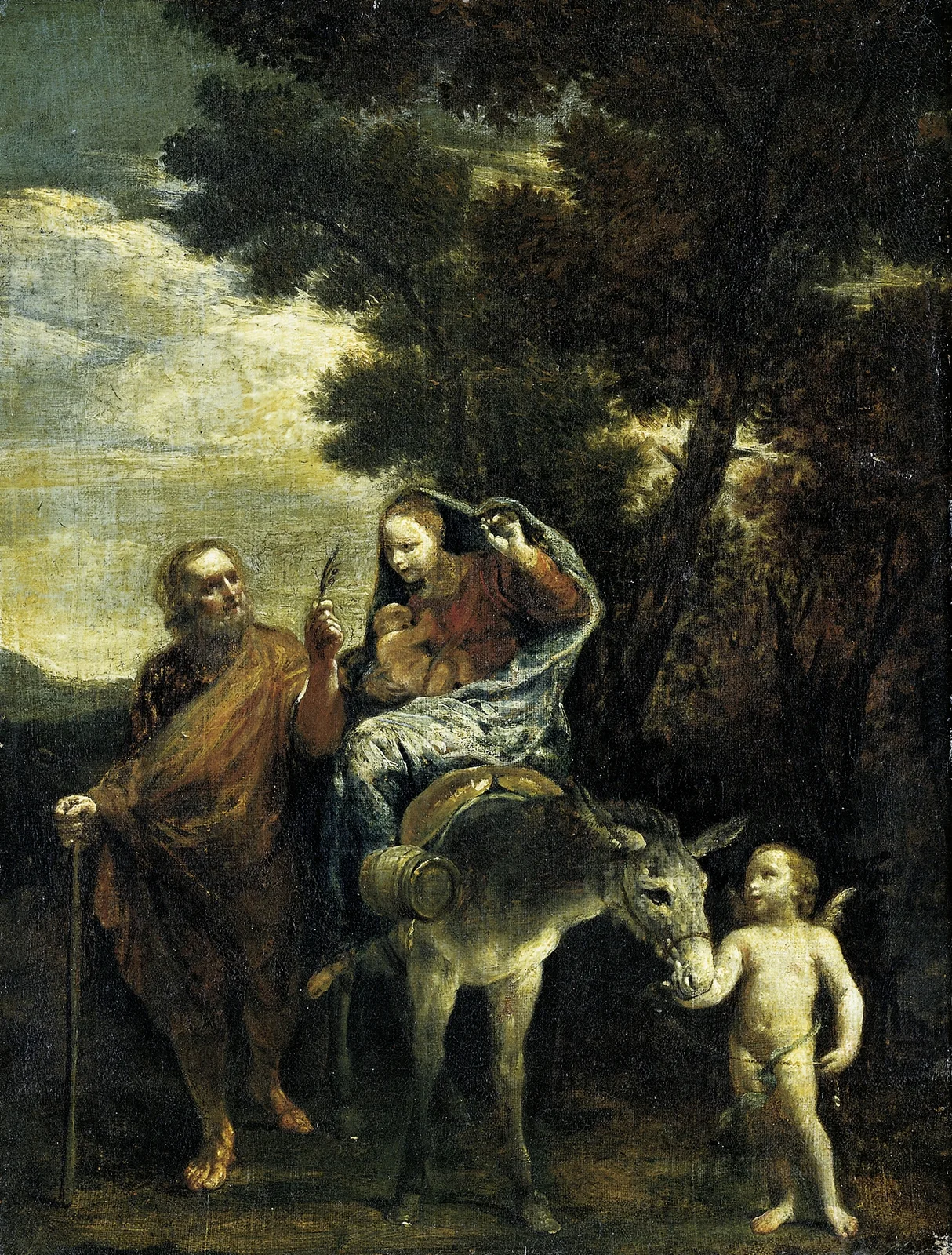 The Flight to Egypt av Giuseppe Maria Crespi