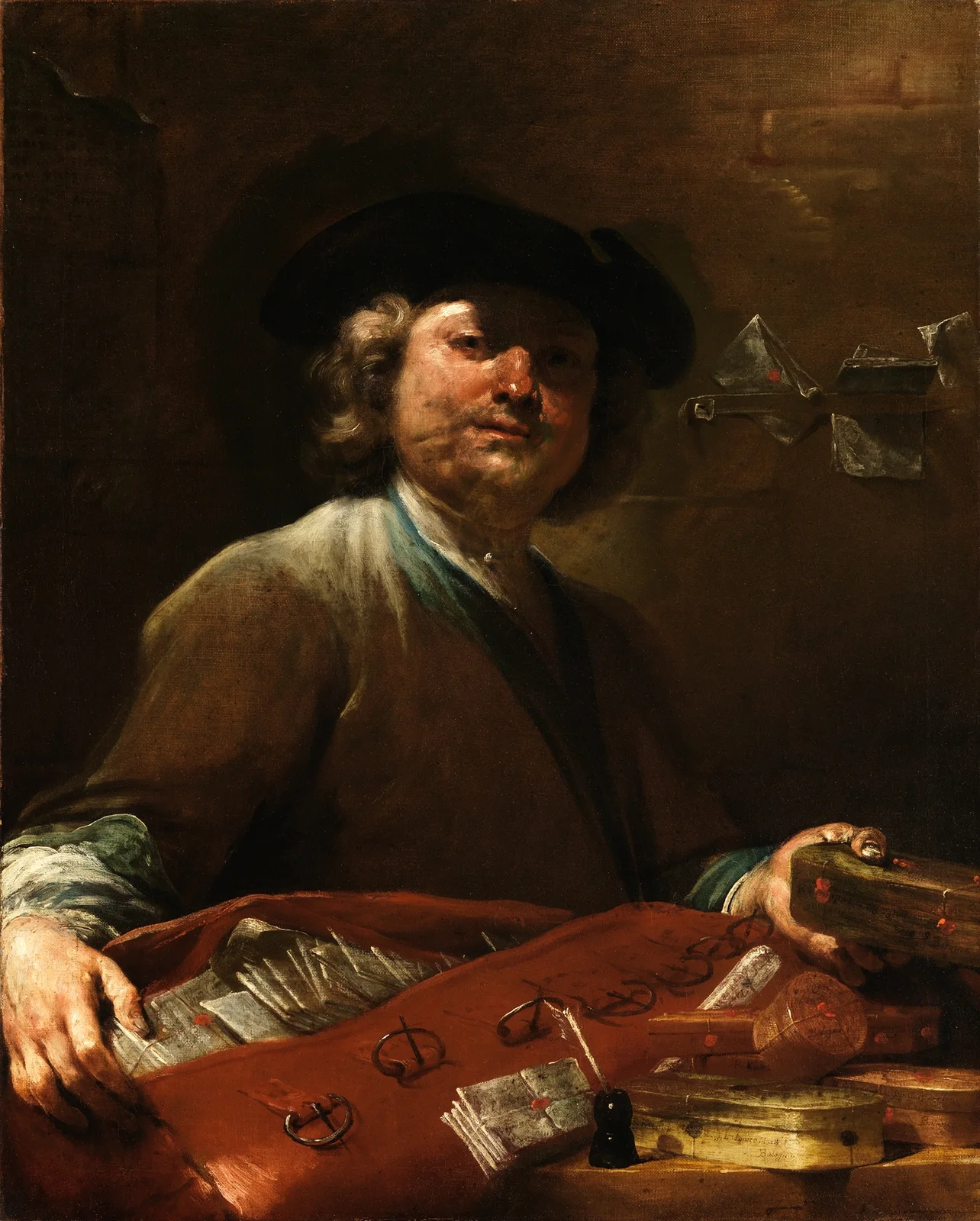 The letter carrier av Giuseppe Maria Crespi