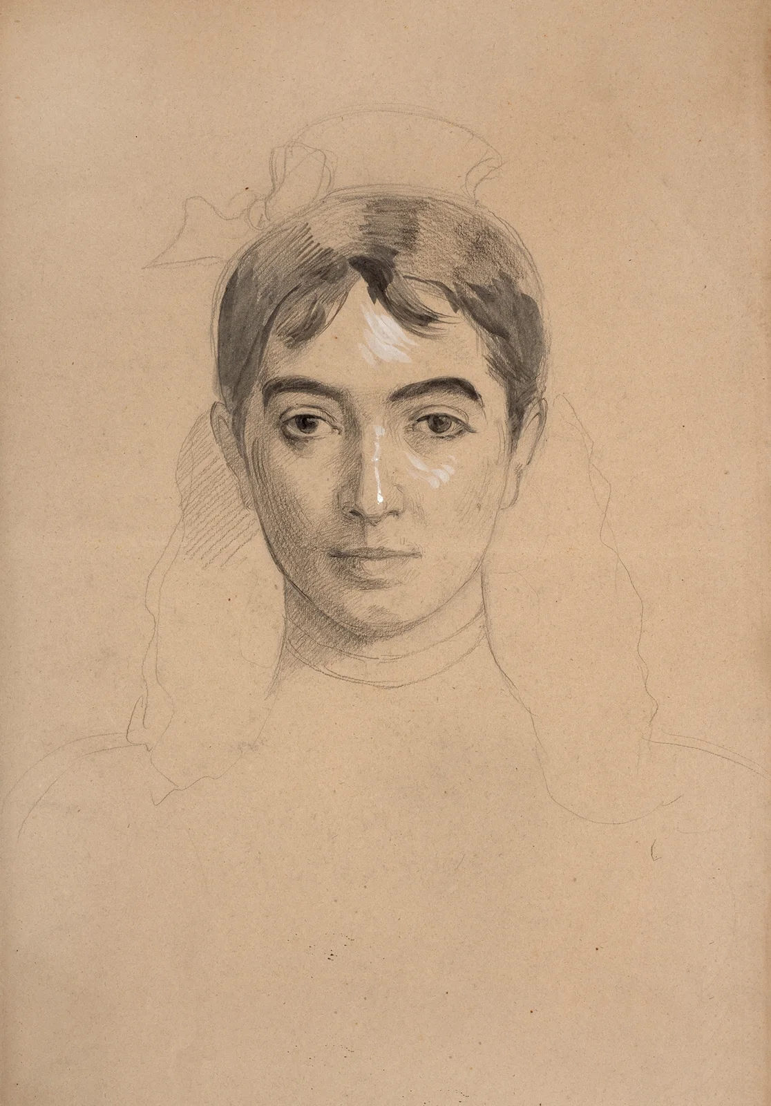 Self-portrait av Marie Bracquemond
