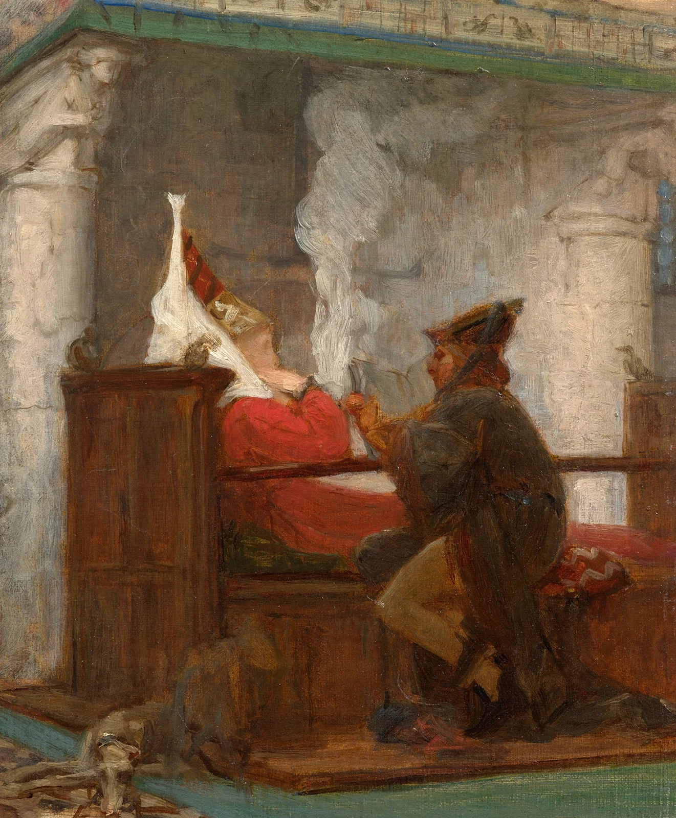 Study for ’La Lecture’ av Marie Bracquemond