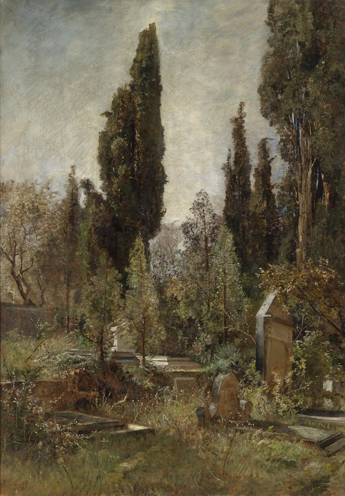 Alter Friedhof (c1883-1884) av Marie Egner