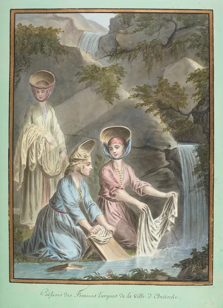 Coëfures des femmes Turques de la ville d’Antioche av François-Marie Rosset