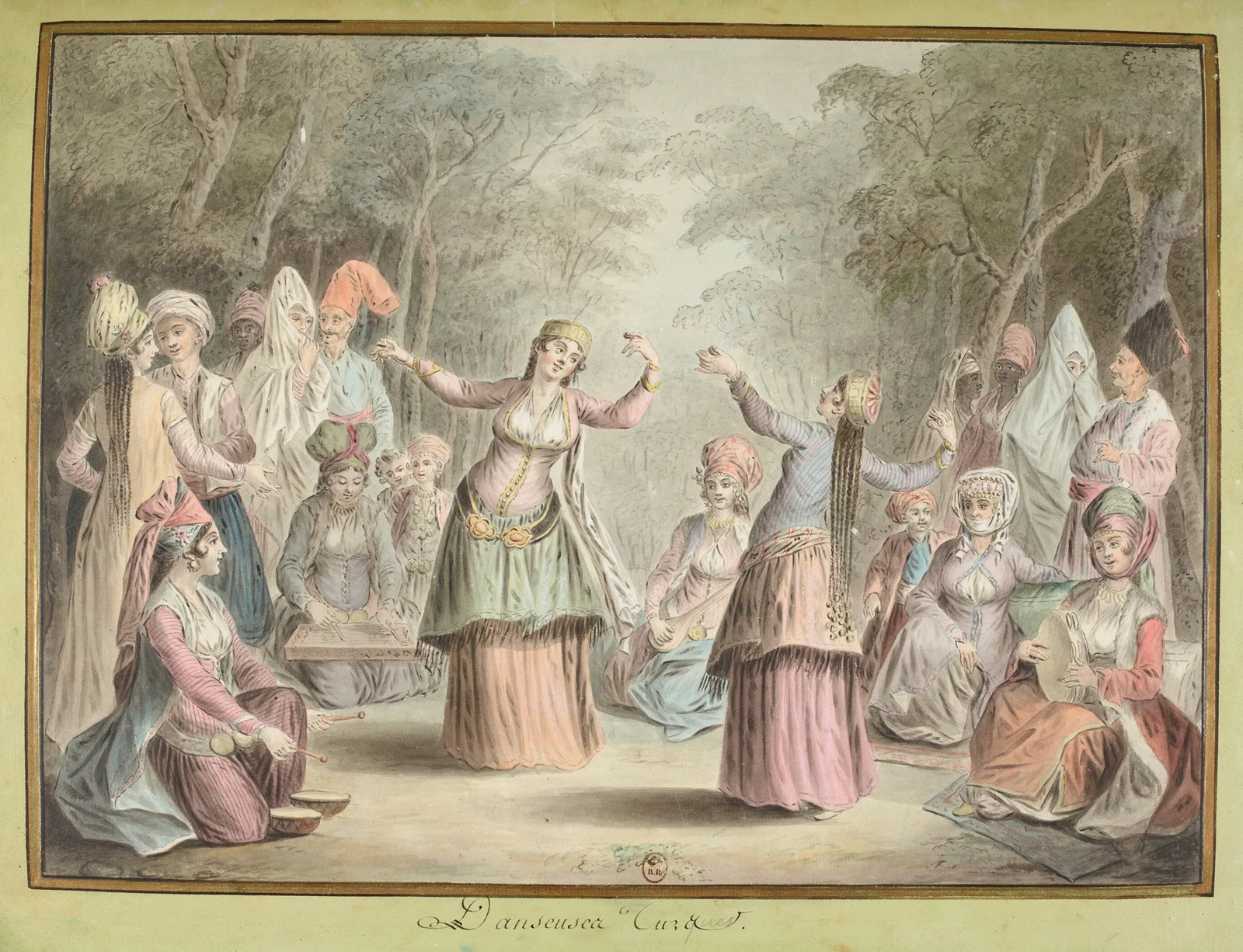 Danseuses Turques av François-Marie Rosset