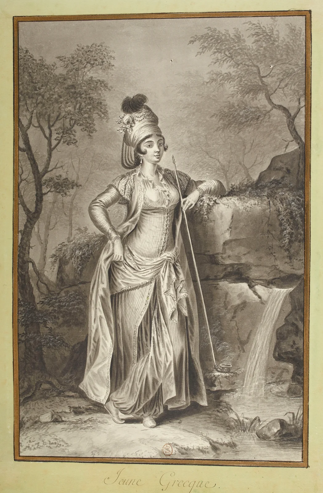 Jeune grecque av François-Marie Rosset