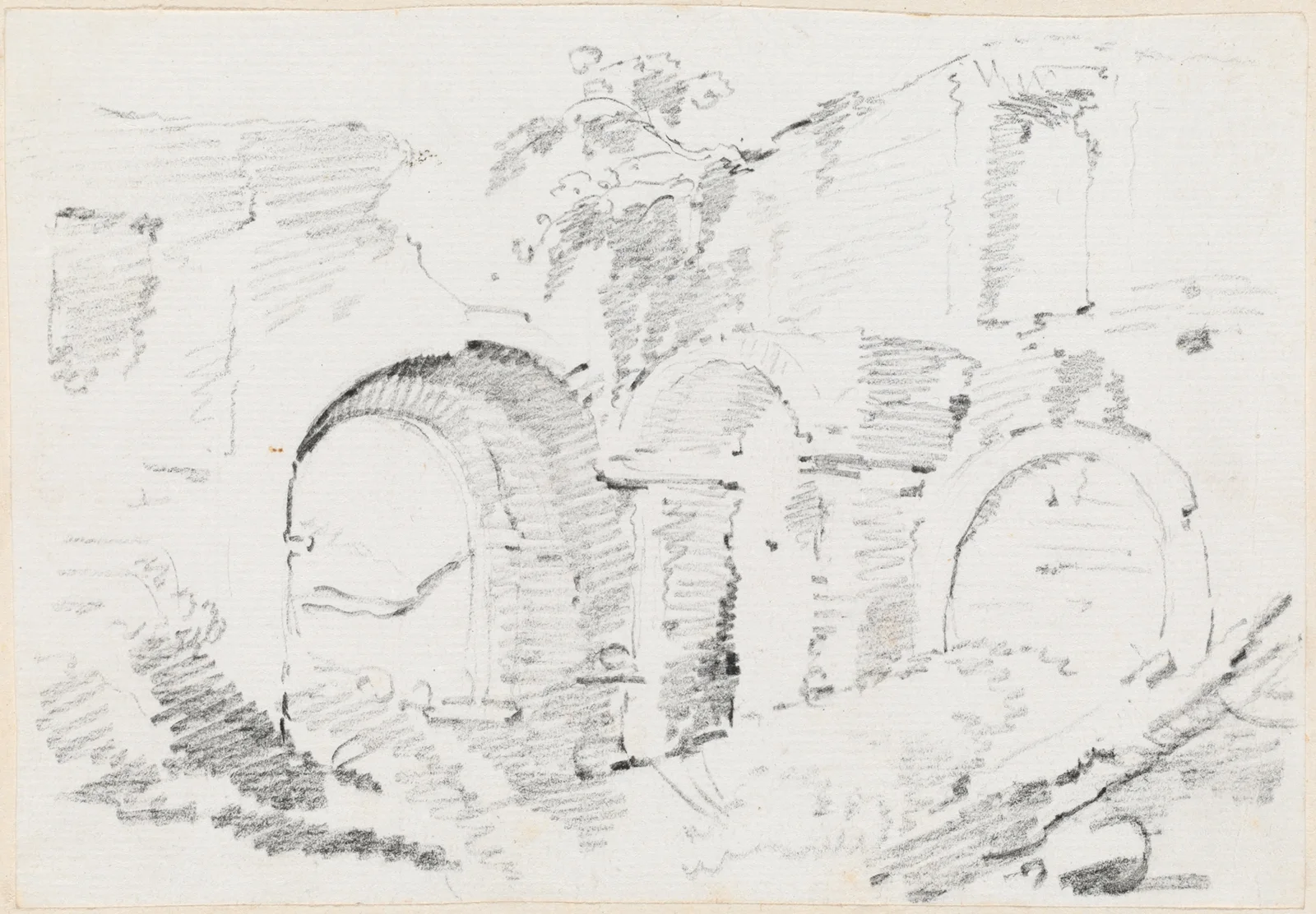 Roman Walls av Joseph-Marie Vien