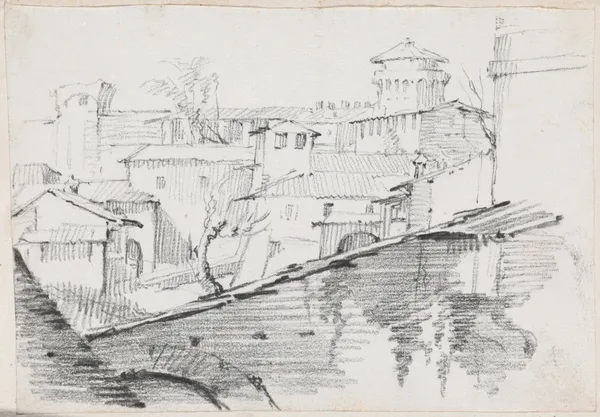 The Forno inside the Walls of the Vatican av Joseph-Marie Vien