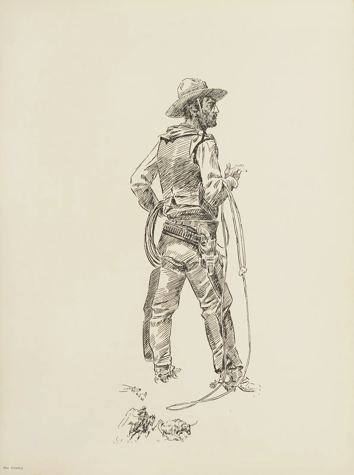 The Cowboy av Charles Marion Russell