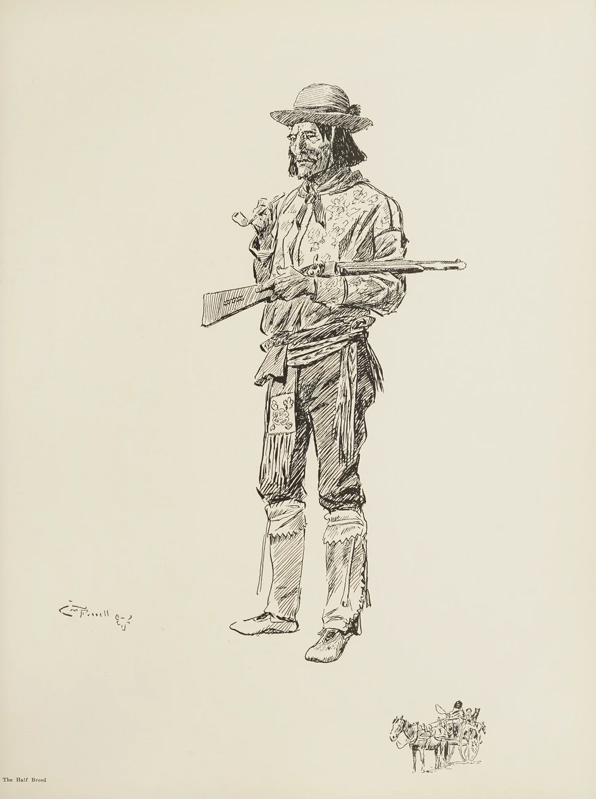 The Half Breed av Charles Marion Russell
