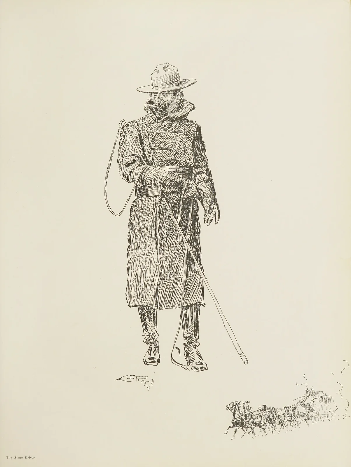 The Stage Driver av Charles Marion Russell