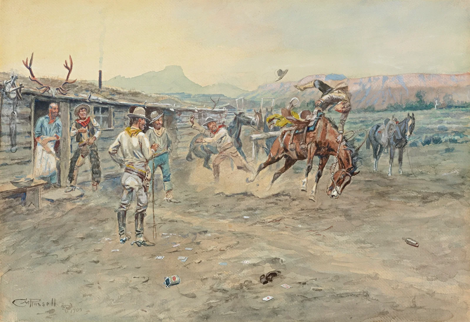 The Tenderfoot av Charles Marion Russell