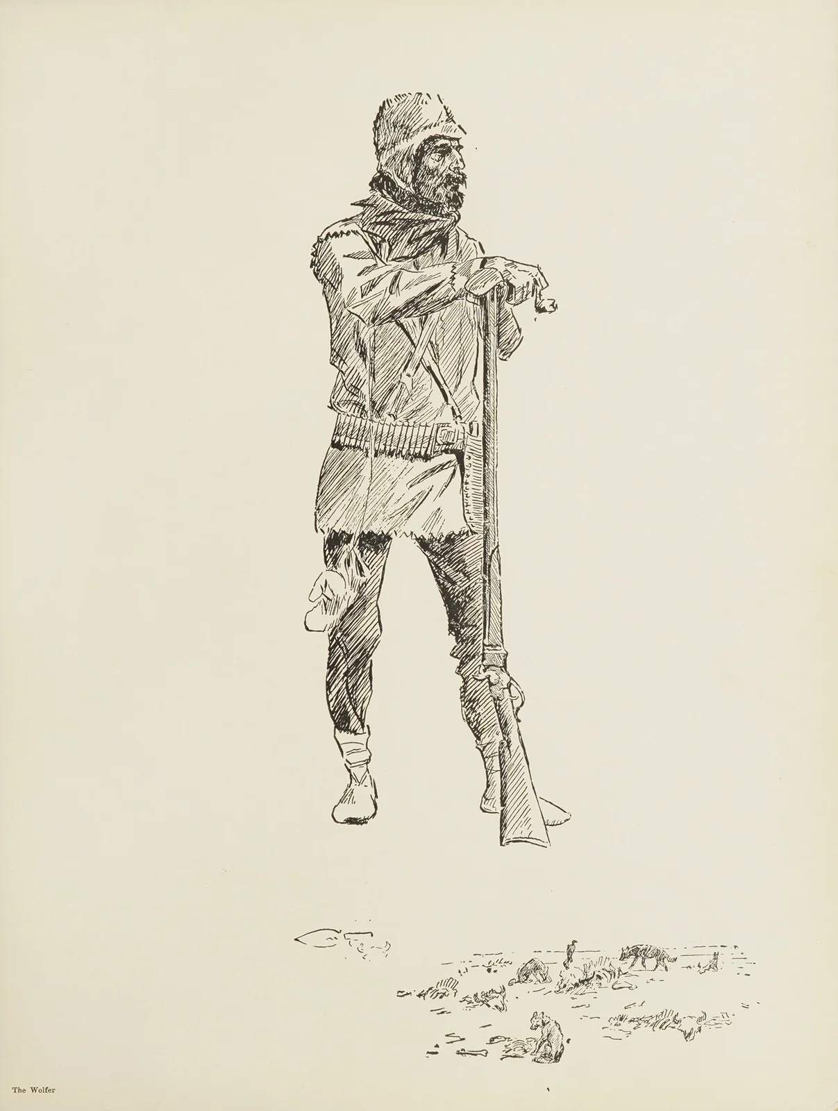 The Wolfer av Charles Marion Russell