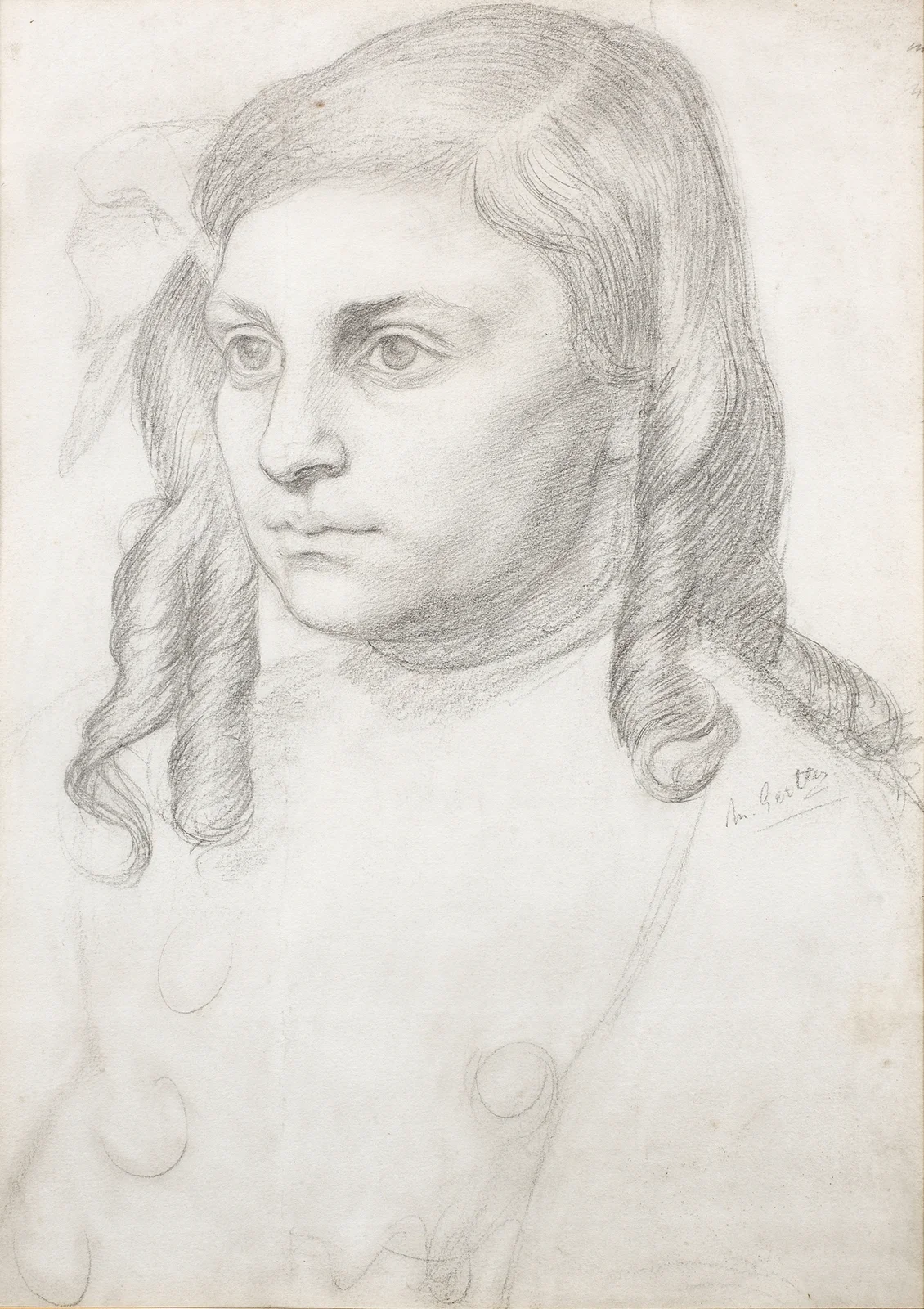 Study of May Berlinsky av Mark Gertler