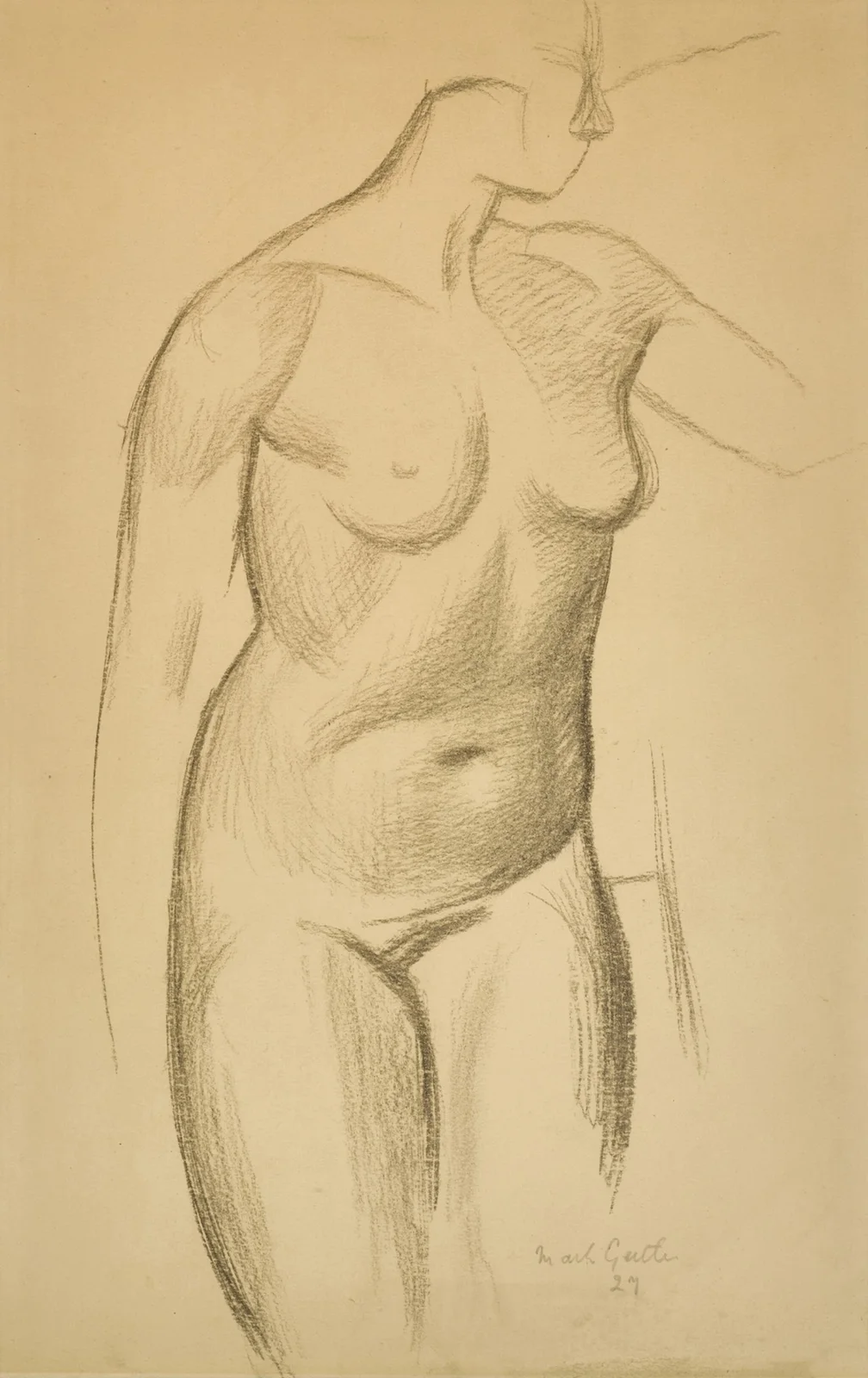 Untitled (Female Nude) av Mark Gertler