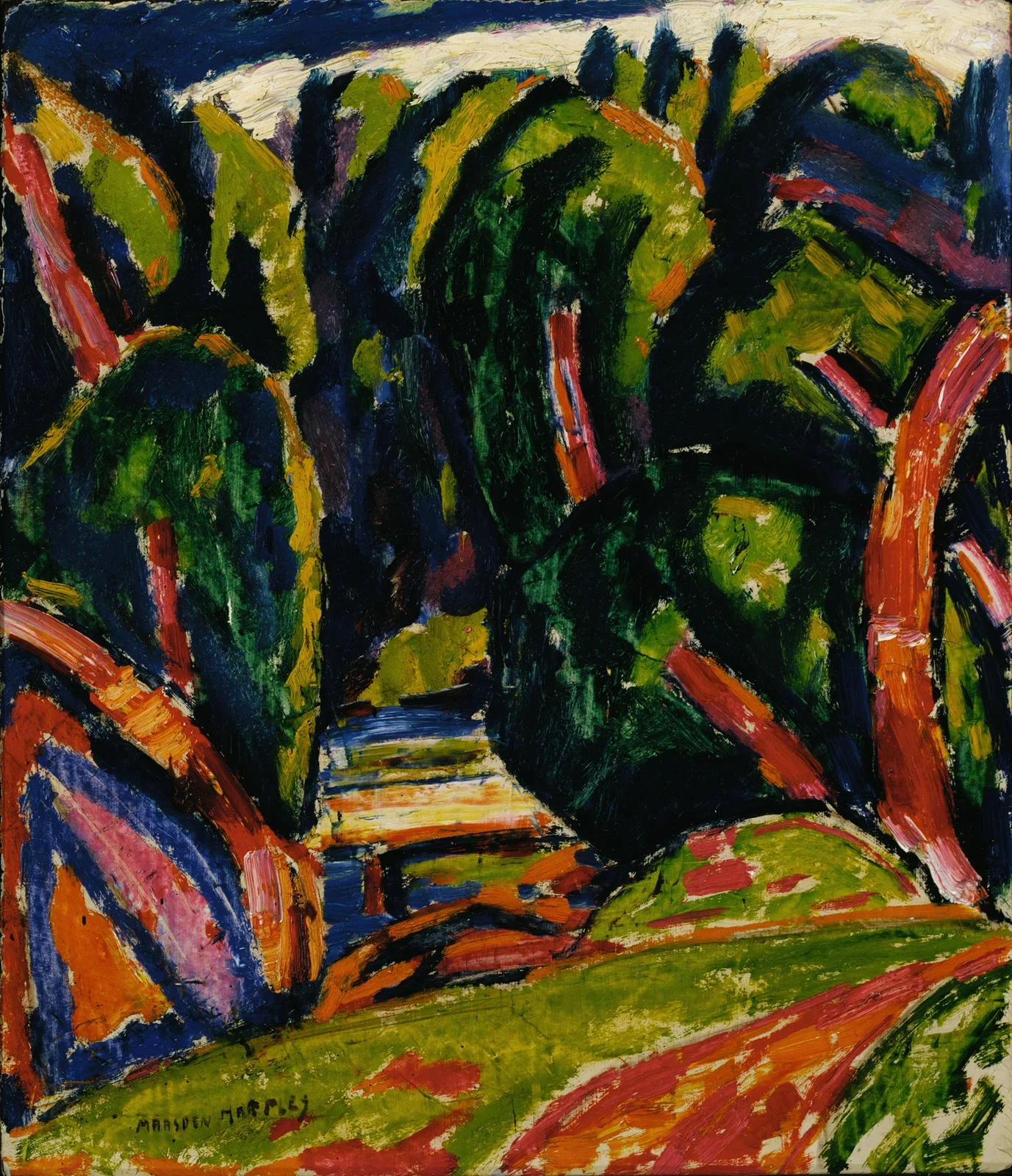 Red Tree av Marsden Hartley