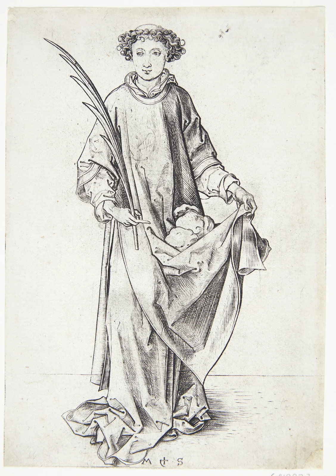 Den hellige Stefanus av Martin Schongauer