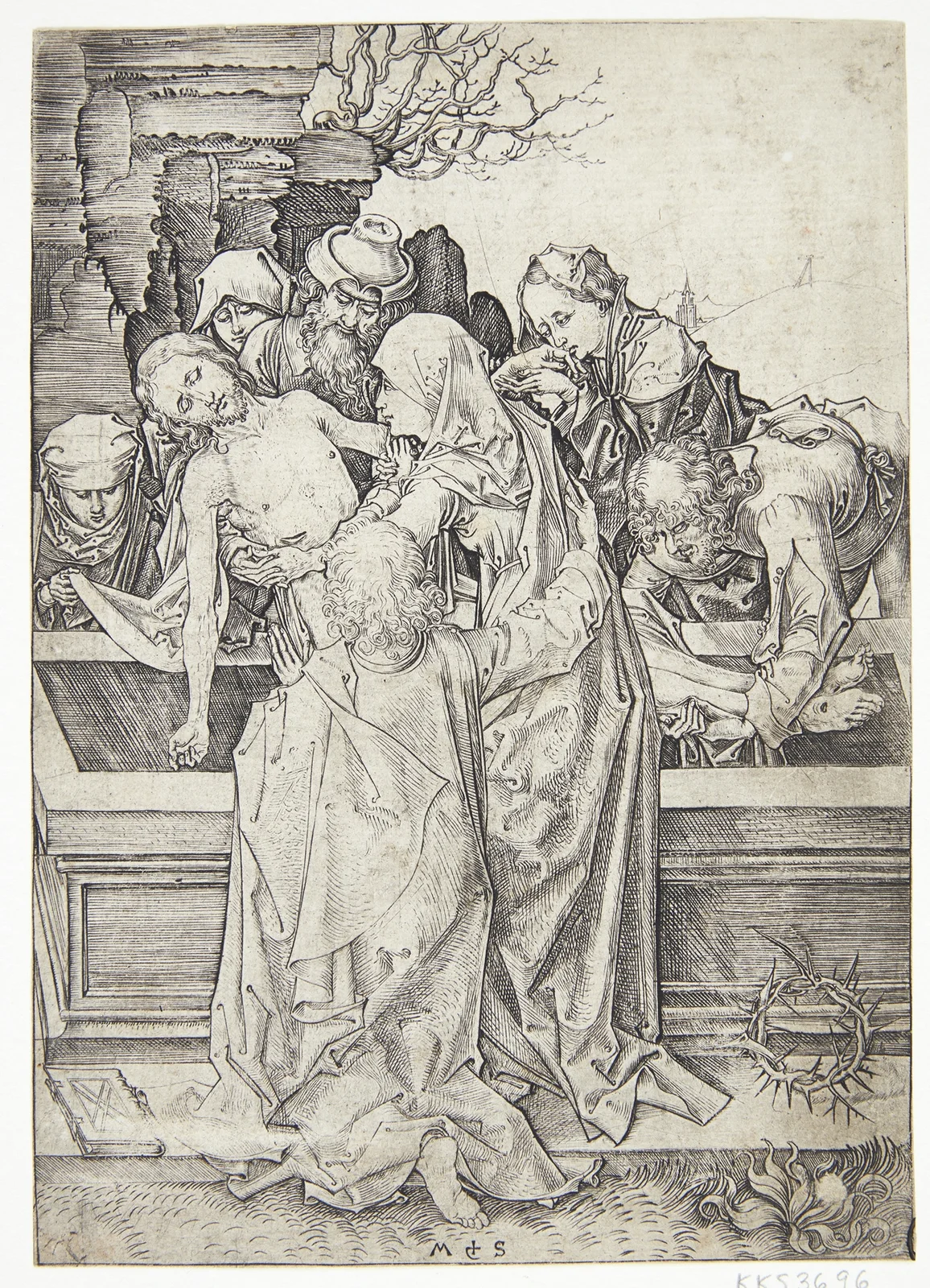 Gravlæggelsen av Martin Schongauer