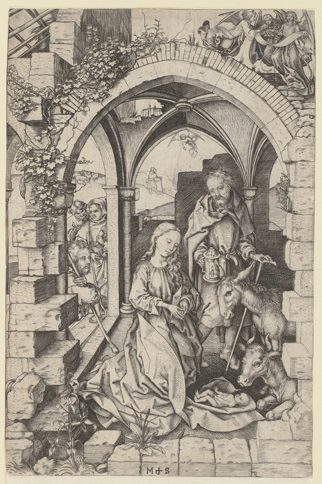 The Nativity av Martin Schongauer