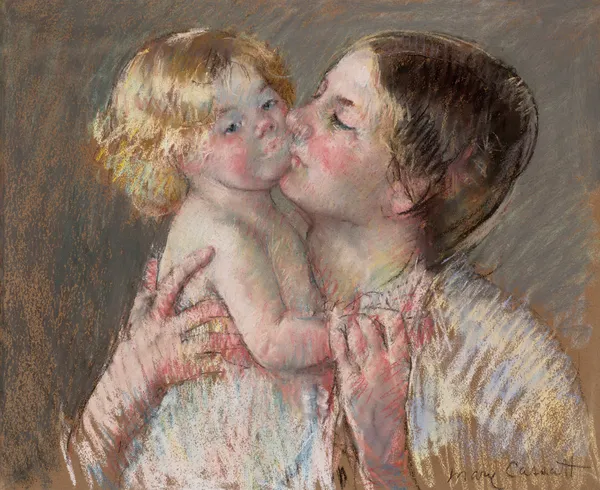 A Kiss for Baby Ann (No. 3) av Mary Cassatt