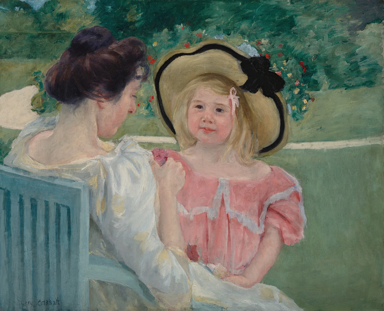 In The Garden av Mary Cassatt