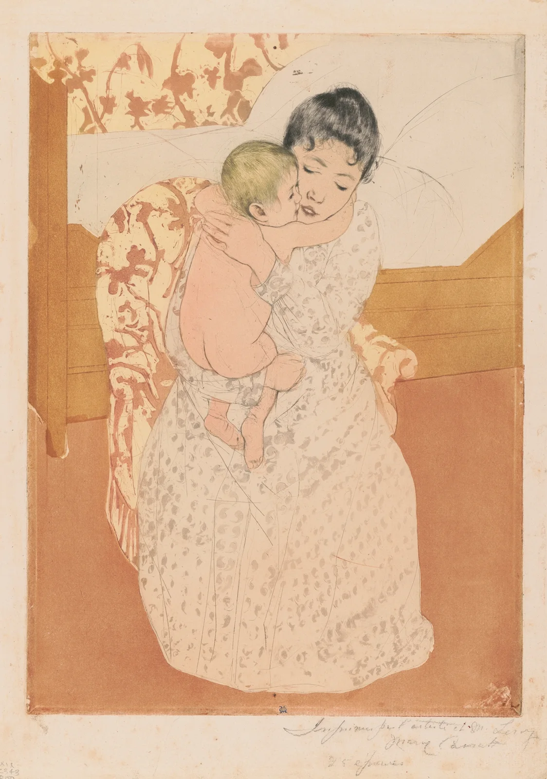 Maternal caress av Mary Cassatt