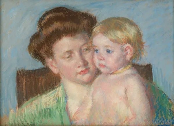 Mother and Child, 1910 av Mary Cassatt