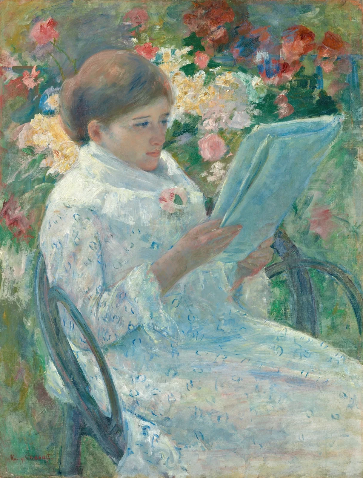 On a Balcony av Mary Cassatt