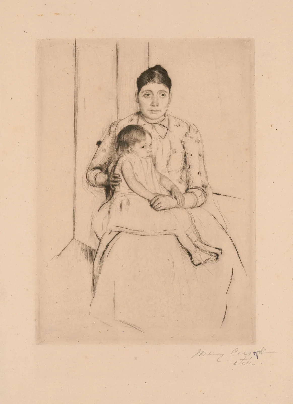 Repose av Mary Cassatt
