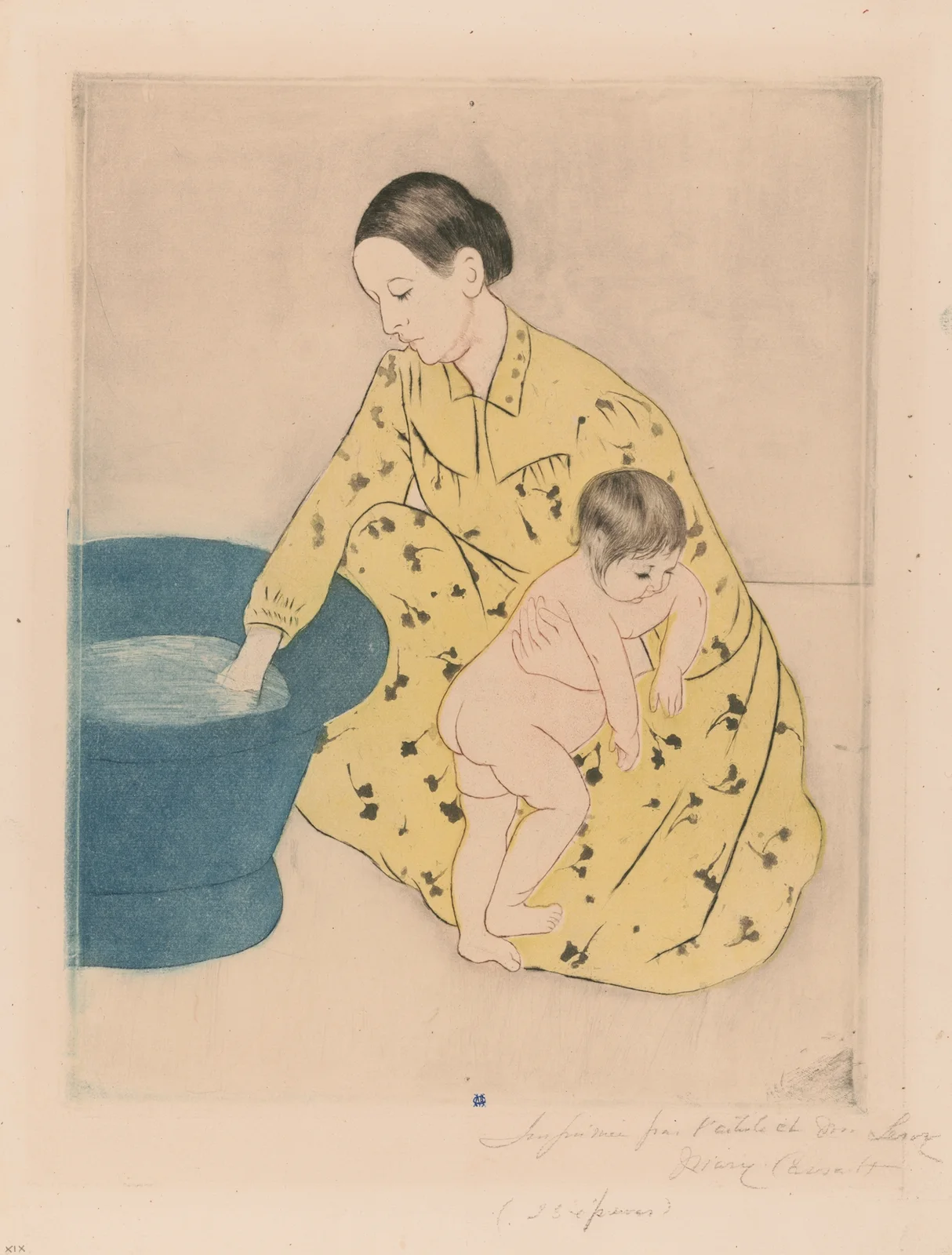 The bath (the tub) av Mary Cassatt