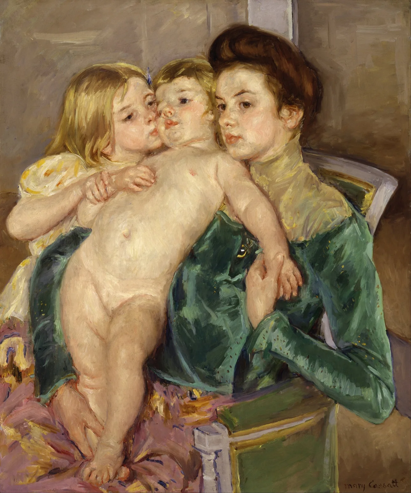 The Caress av Mary Cassatt