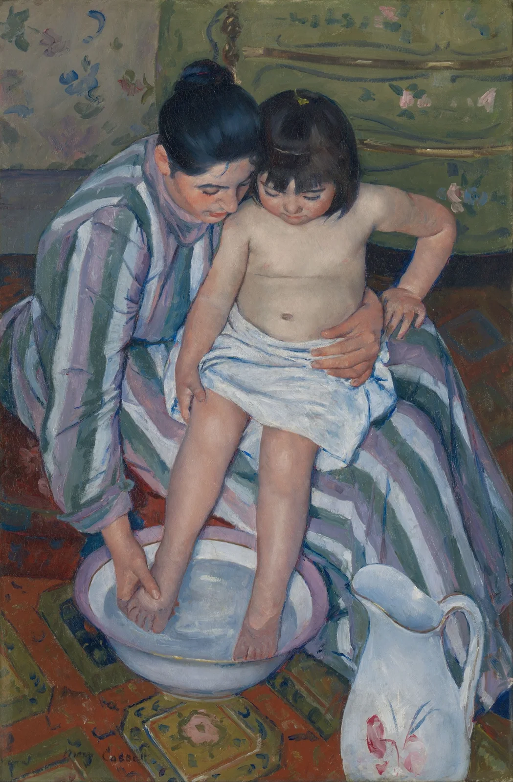 The Child’s Bath av Mary Cassatt