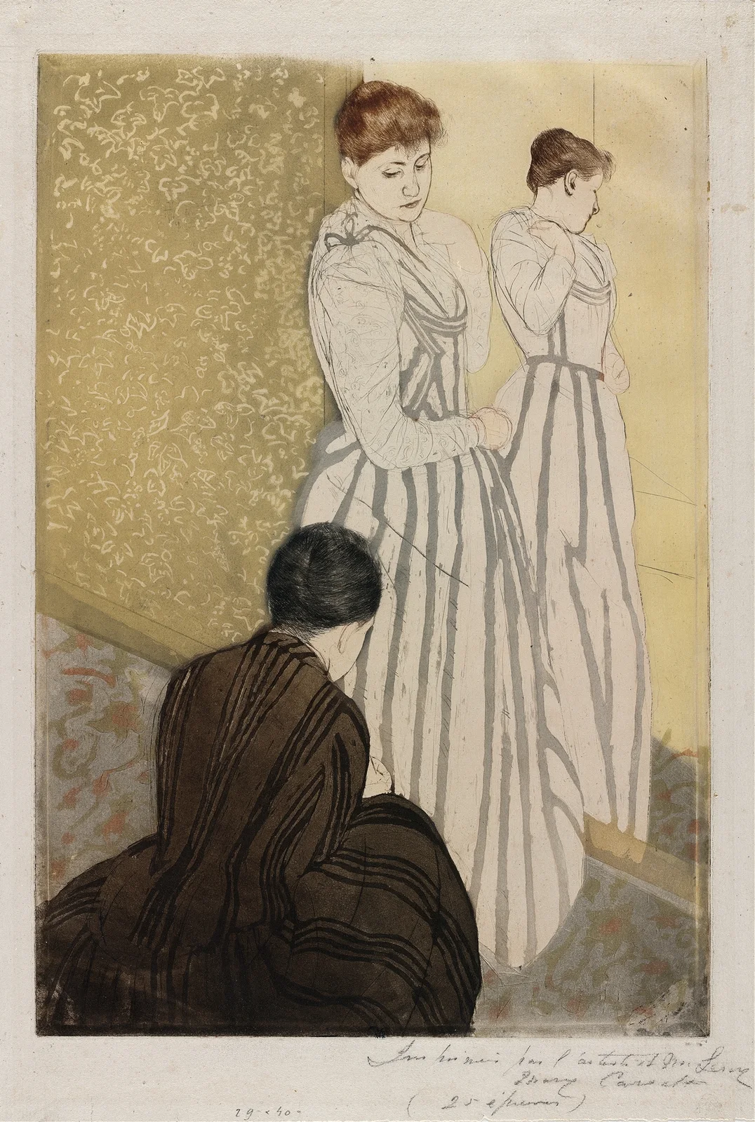 The Fitting av Mary Cassatt