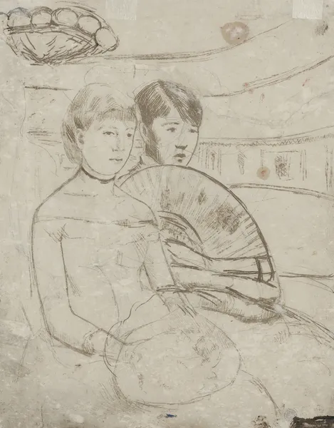 The Loge (verso), 1882 – nr 2 av Mary Cassatt
