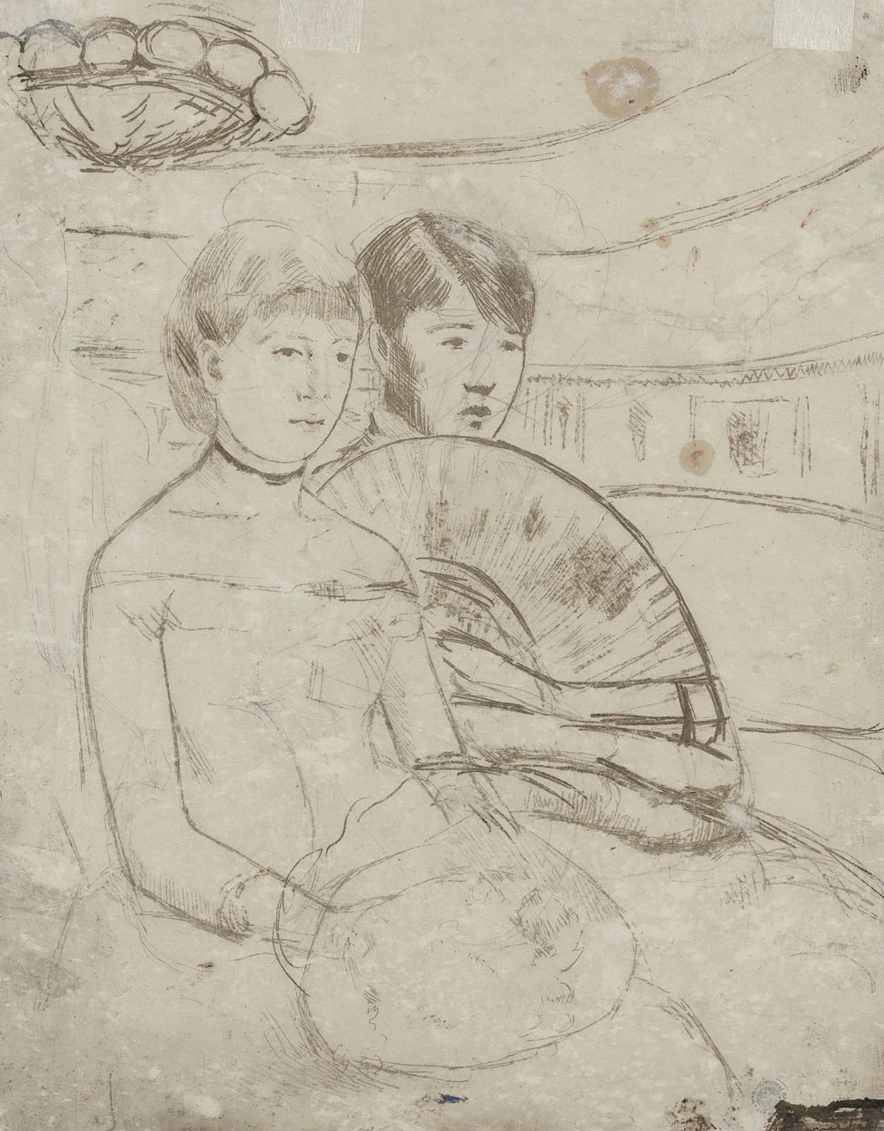 The Loge (verso), 1882 – nr 2 av Mary Cassatt