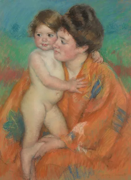 Woman With Baby av Mary Cassatt