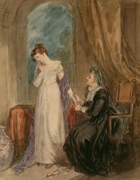 A scene from All’s well that ends well. – nr 2 av John Massey Wright